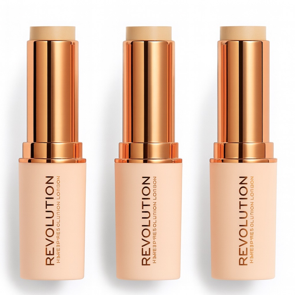 Revolution Fast Base Stick Foundations – Shade F1 Lightweight, cream